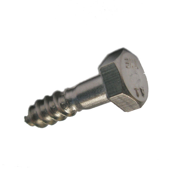 5 Stück 12X130 Sechskant Holzschrauben DIN 571 V2A EDELSTAHL A2