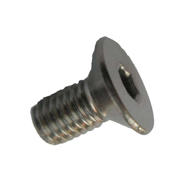 50 Edelstahl V4A Schlitz Senkschrauben ISO 2009 A4 M6x40