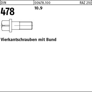 D2D DIN 603 VPE: 4 St/ück Edelstahl A2 VA mit Vollgewinde Schlossschrauben mit Vierkantansatz M8 x 70